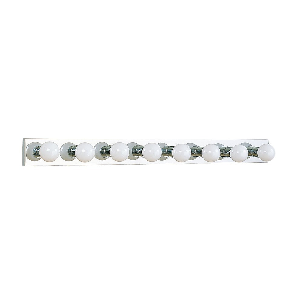 Center Stage Eight Light Wall / Bath in Chrome