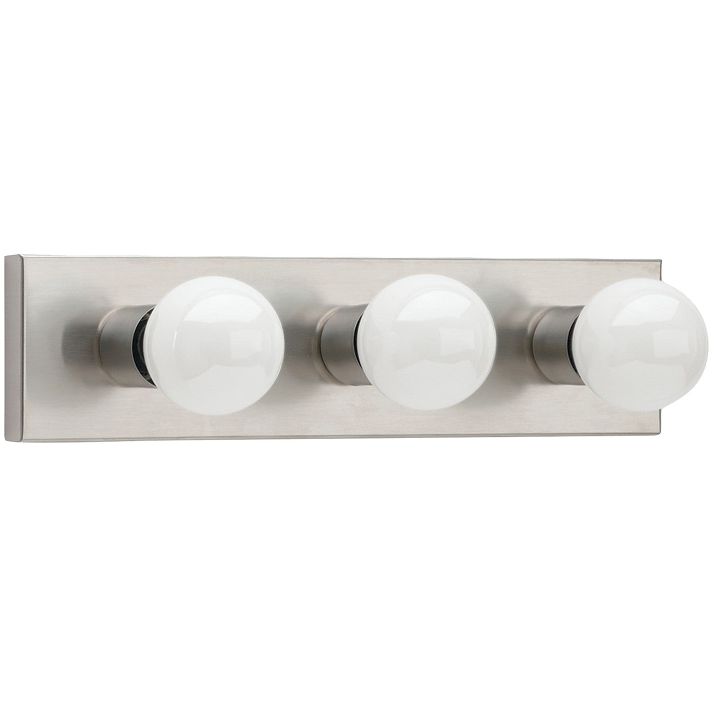 Center Stage Three Light Wall / Bath in Brushed Stainless