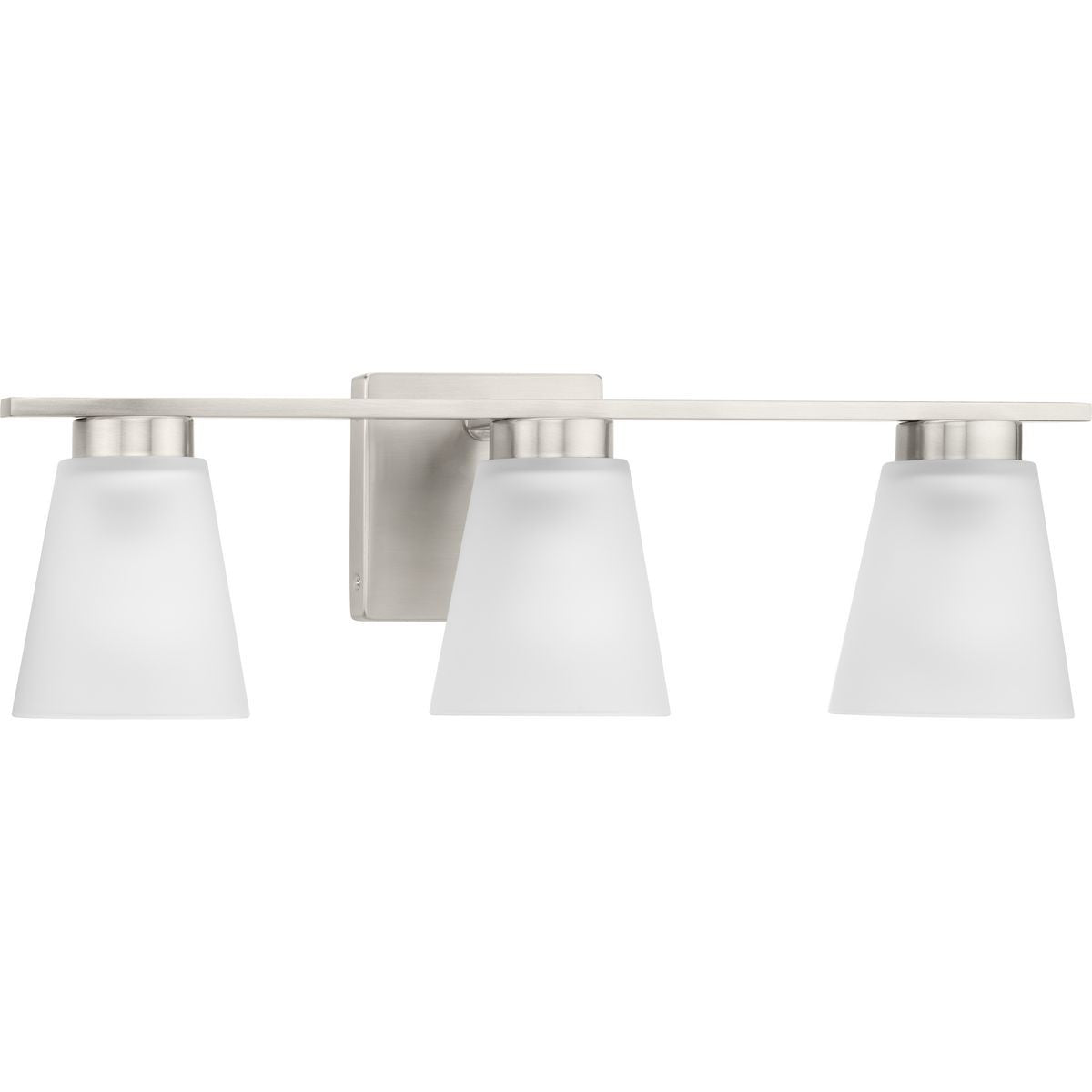 Tanner Three Light Bath in Brushed Nickel