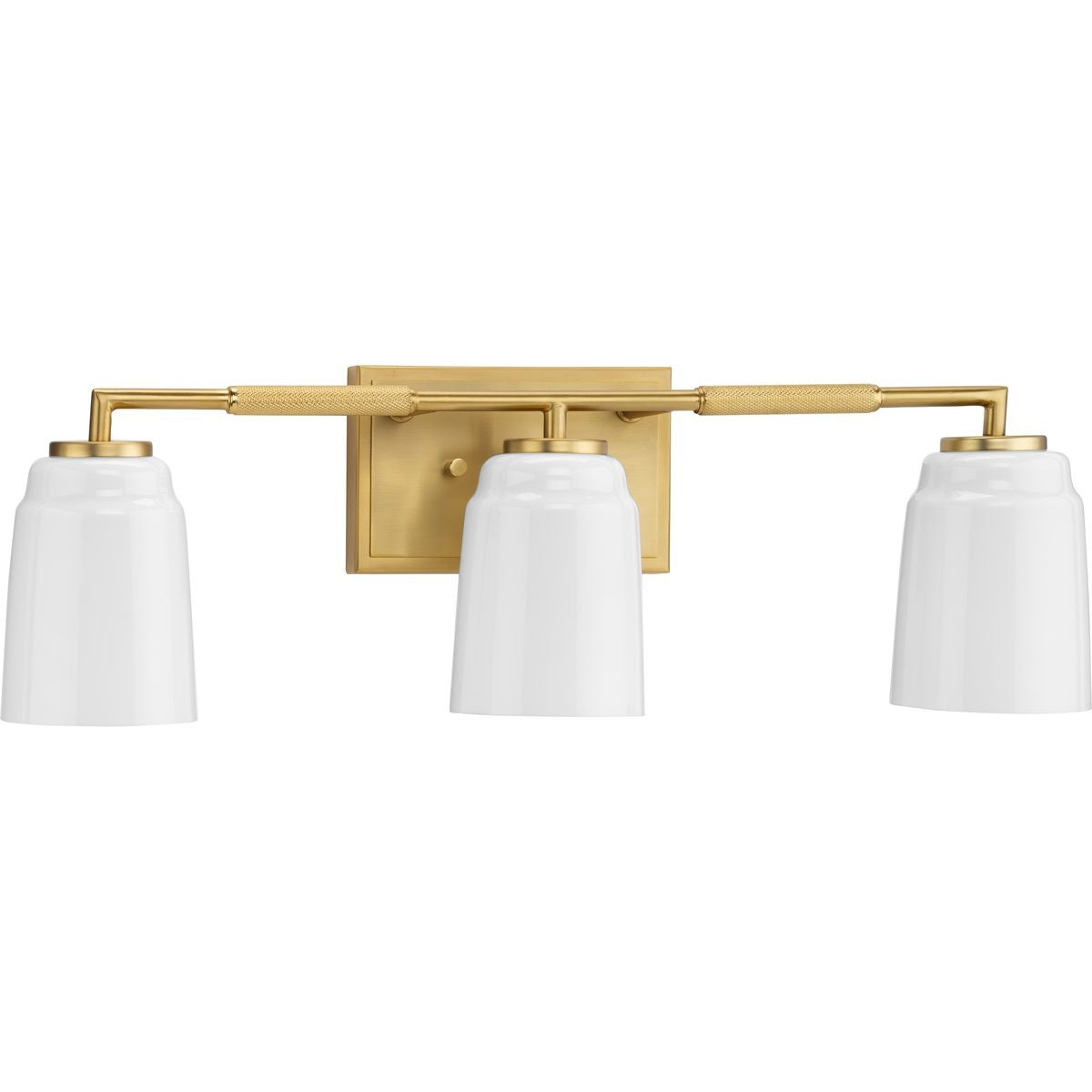 Spenser Three Light Bath in Brushed Gold