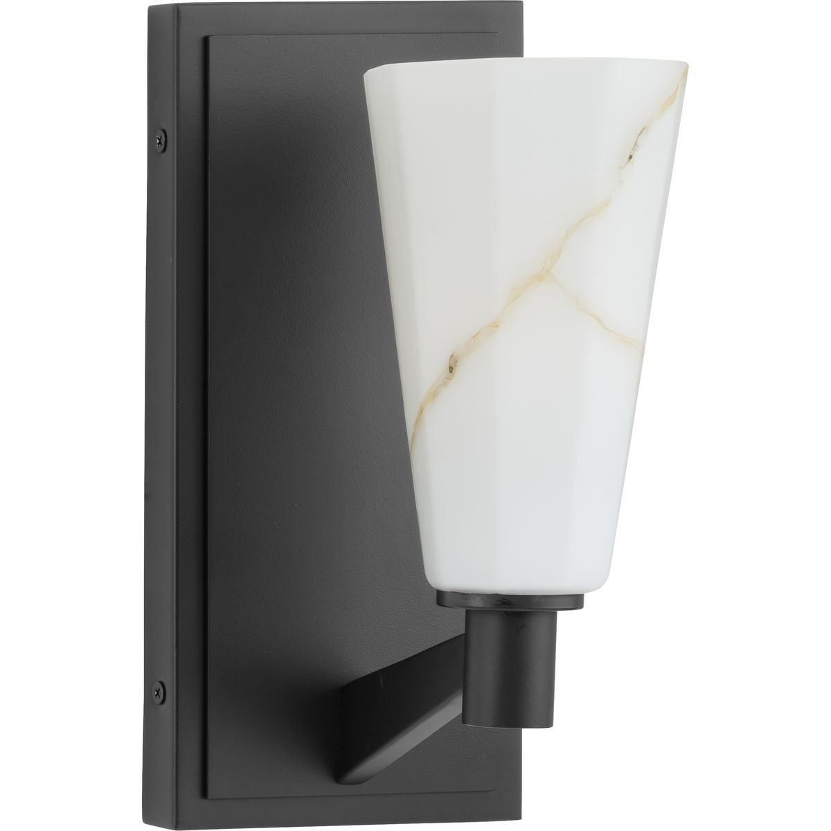 Tosca One Light Wall Bracket in Matte Black