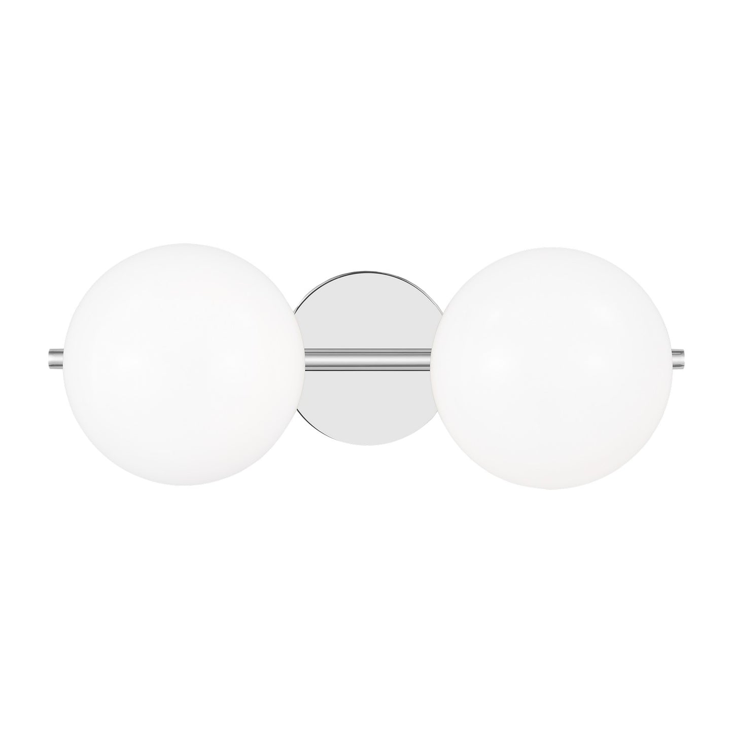 Lune Two Light Vanity in Chrome