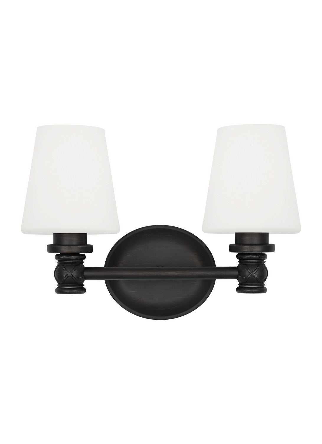 Xavierre Two Light Vanity in Aged Iron