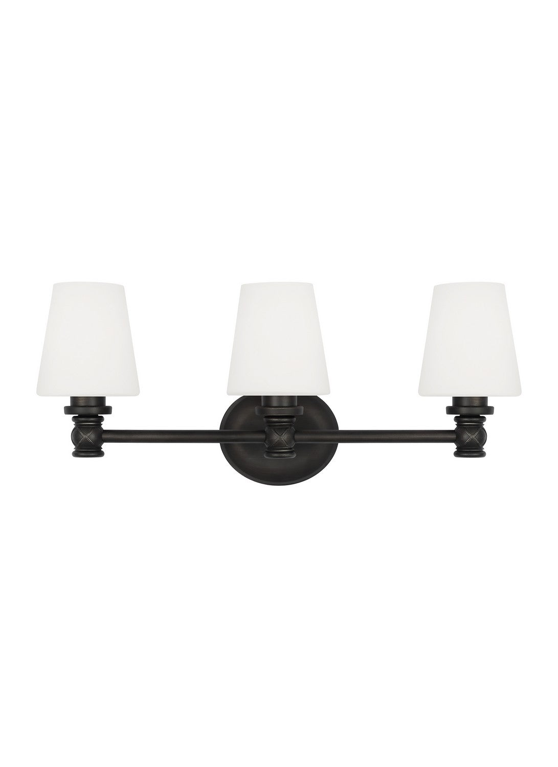 Xavierre Three Light Vanity in Aged Iron