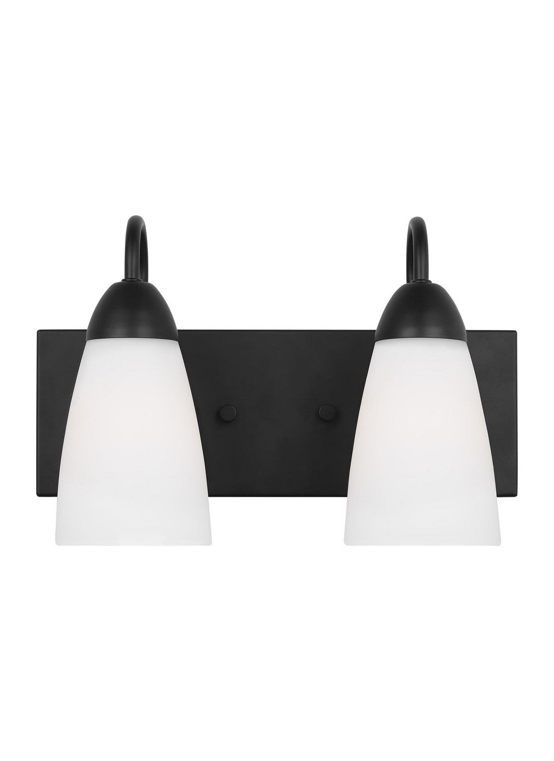 Seville Two Light Wall / Bath in Midnight Black