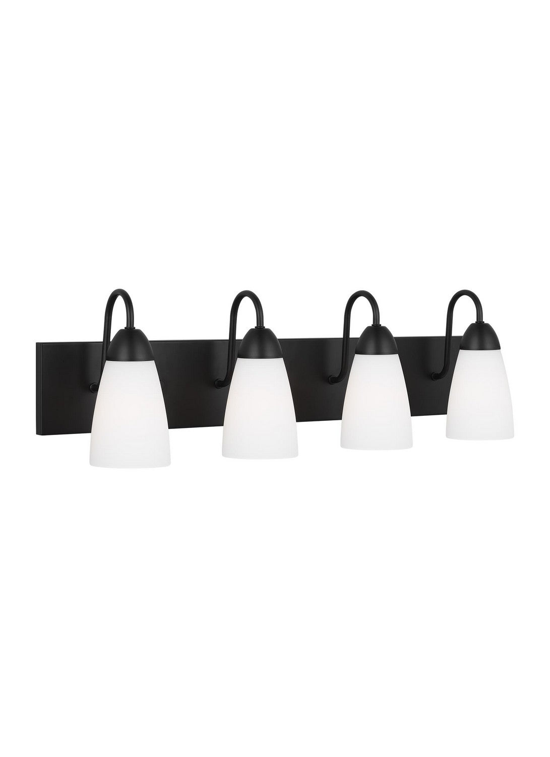 Seville Four Light Wall / Bath in Midnight Black