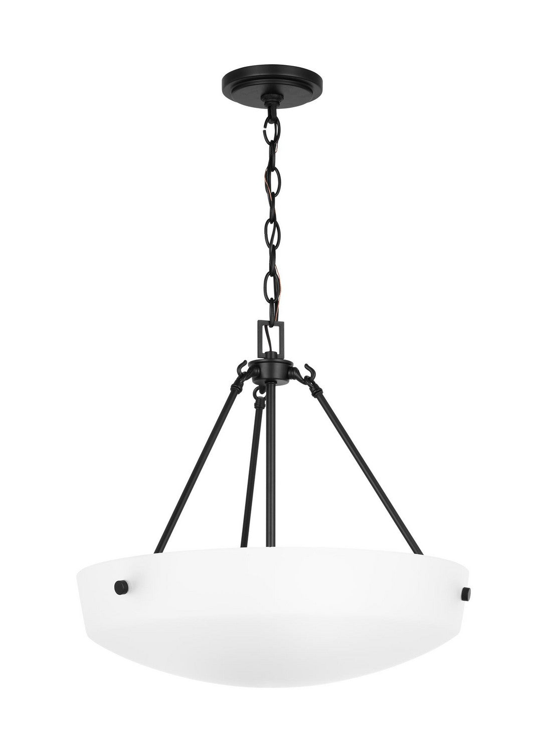 Kerrville Three Light Pendant in Midnight Black