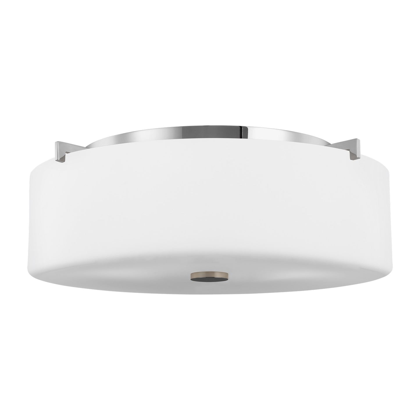 Sunset Drive Three Light Flush Mount in Chrome