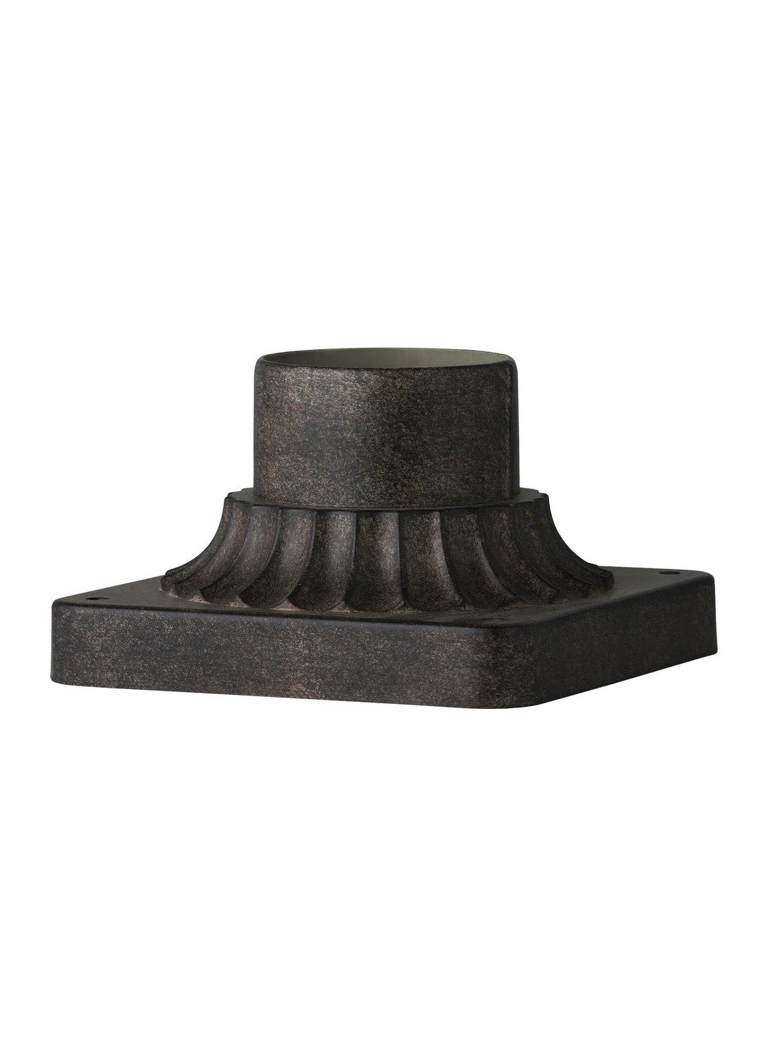 Generation Lighting - PIERMOUNT-SBL - Pier Mount Base - Outdoor Pier Mounts - Sable