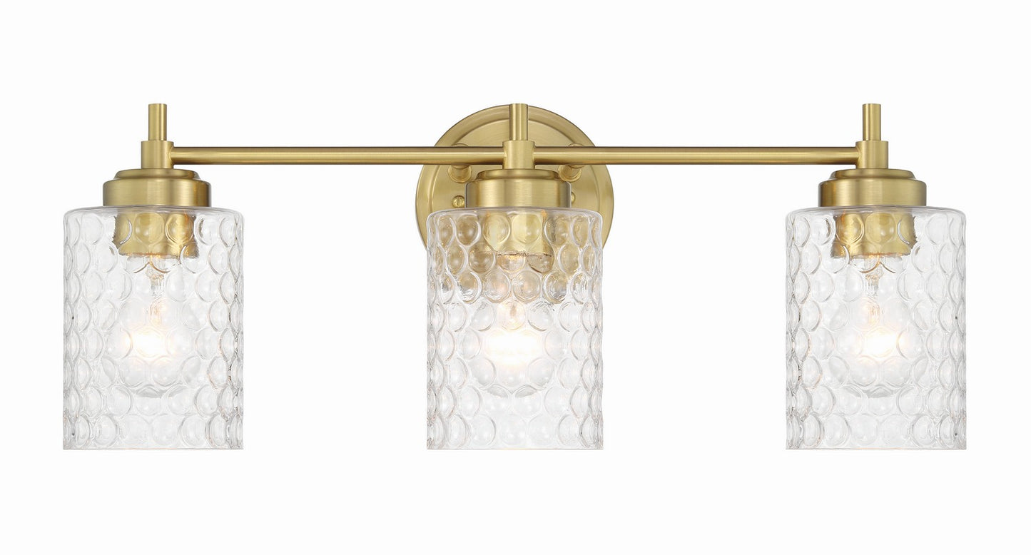 Craftmade - 60503-SB - Three Light Vanity - Claire - Satin Brass