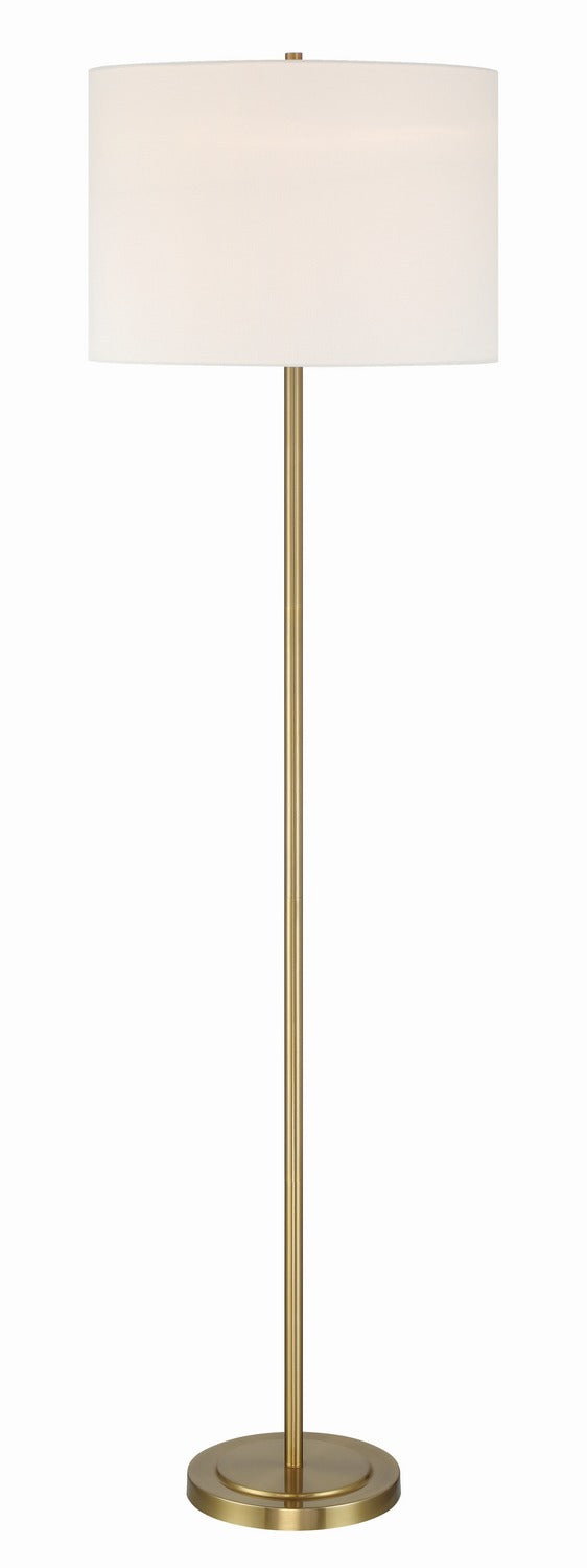 Craftmade - 87010SB-F - One Light Floor Lamp - Jones - Satin Brass