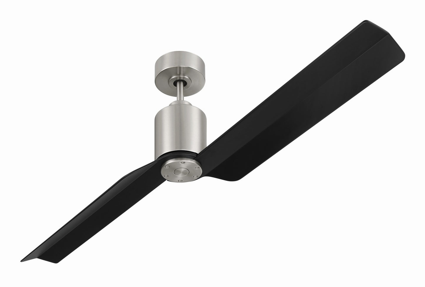 Sleek 56" Ceiling Fan in Brushed Polished Nickel