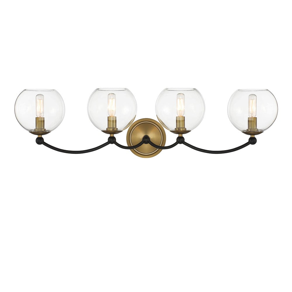 Kearney Park Four Light Bath Vanity in Coal