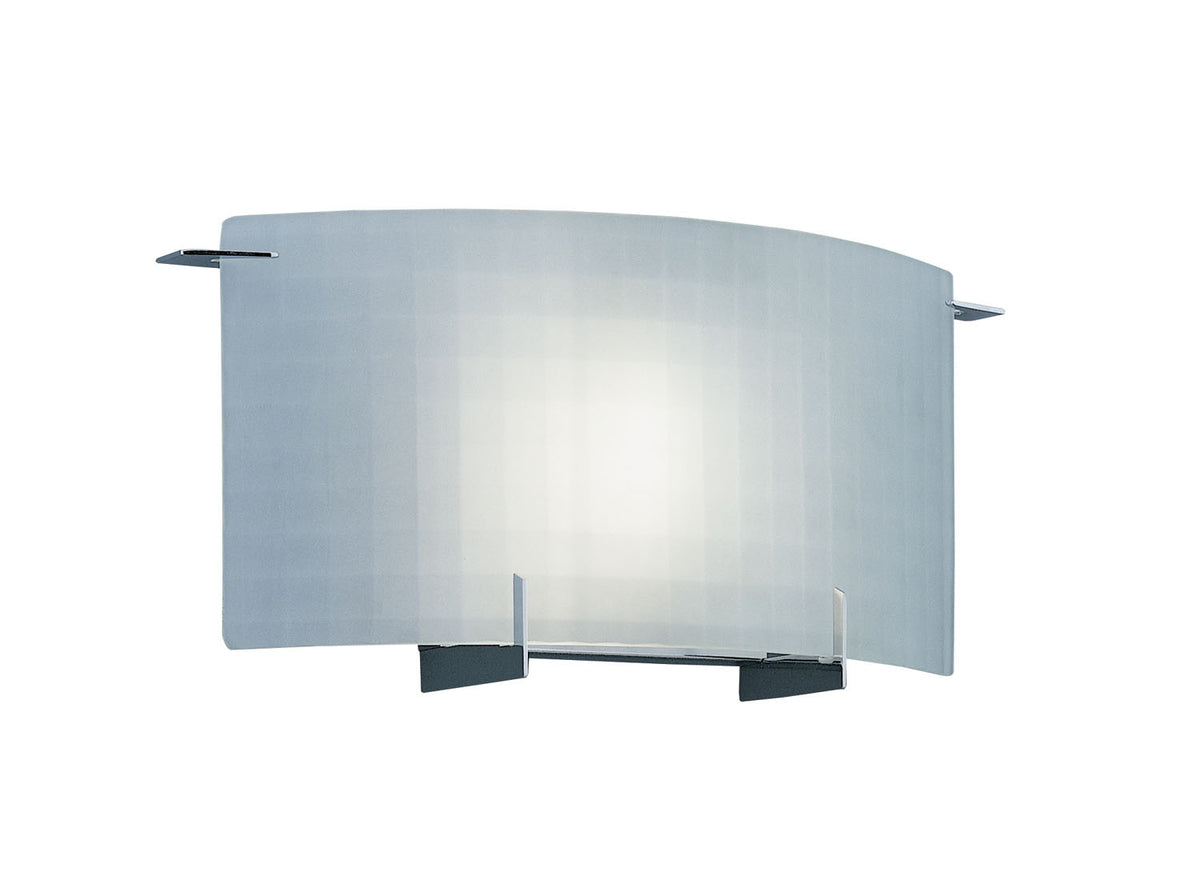 Moderne One Light Wall Sconce in Chrome