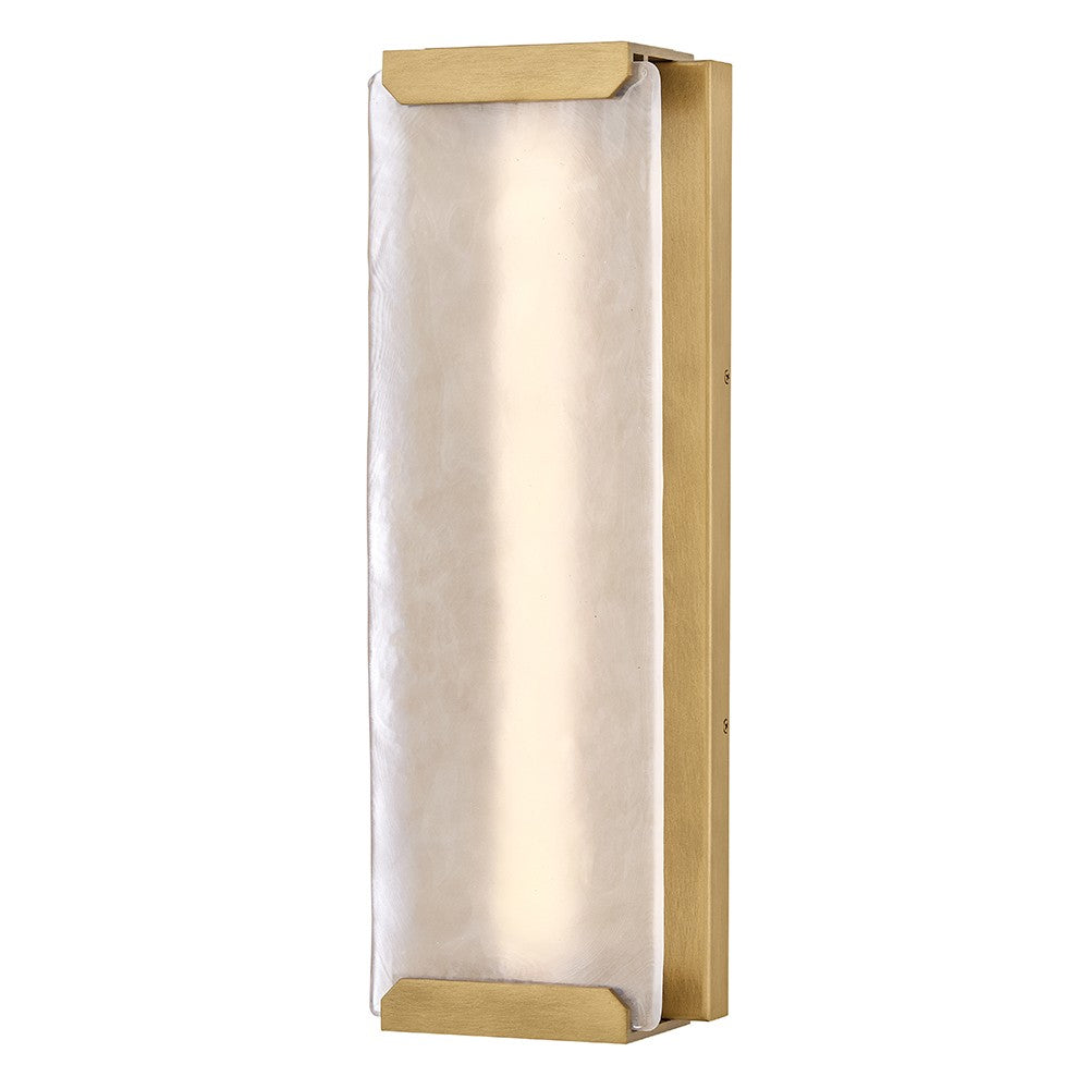 Zayde LED Wall Mount in Heritage Brass
