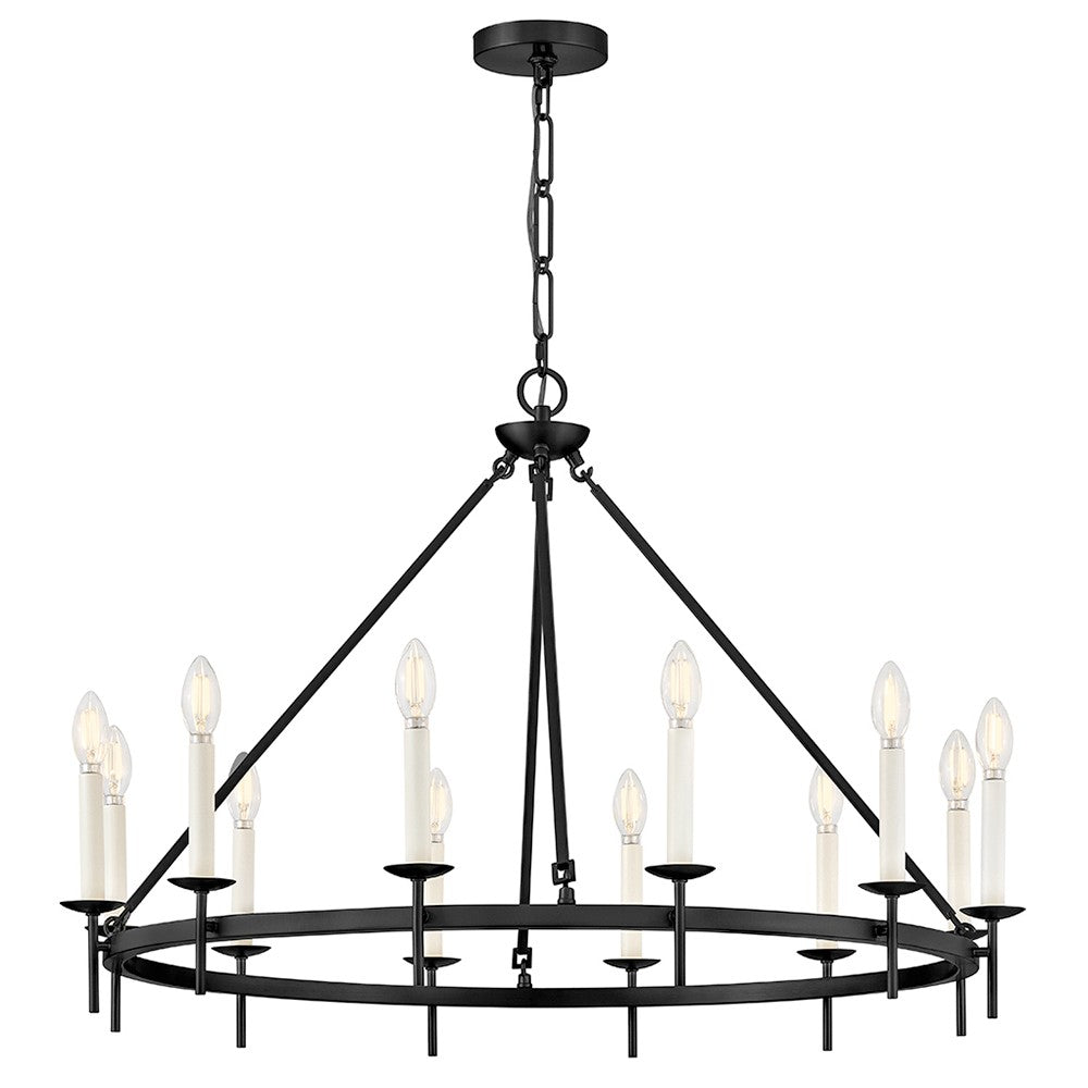 Copley LED Chandelier in Black