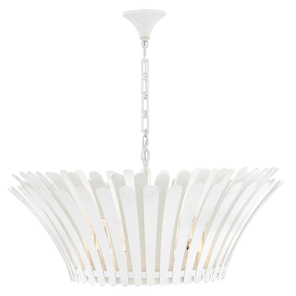 Reina LED Chandelier in Textured Plaster