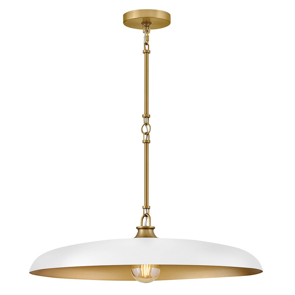 Sadie LED Chandelier in Lacquered Brass
