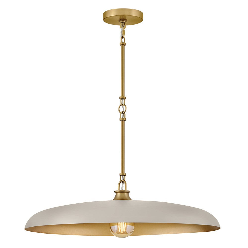 Sadie LED Chandelier in Lacquered Brass