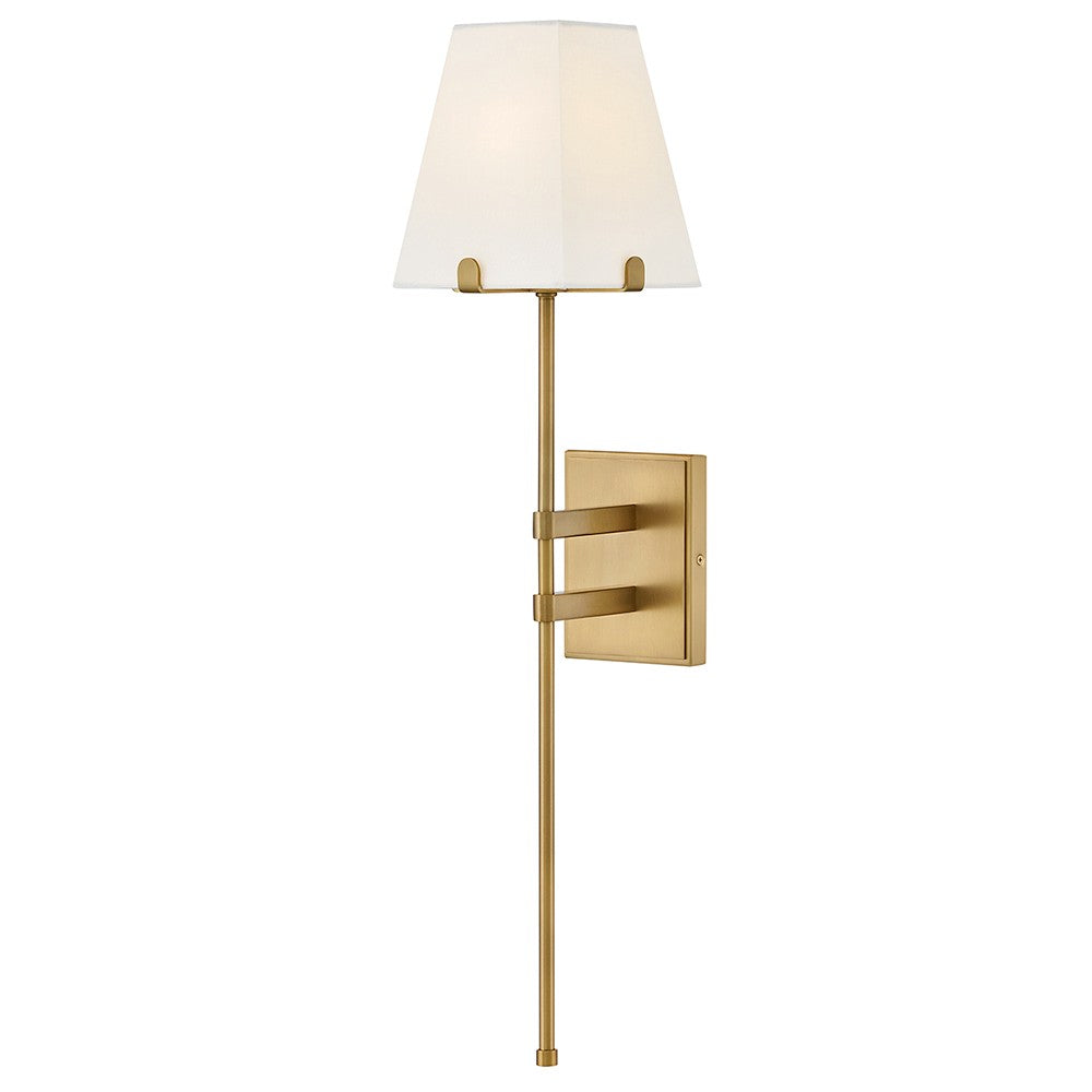 Benton LED Wall Sconce in Lacquered Brass