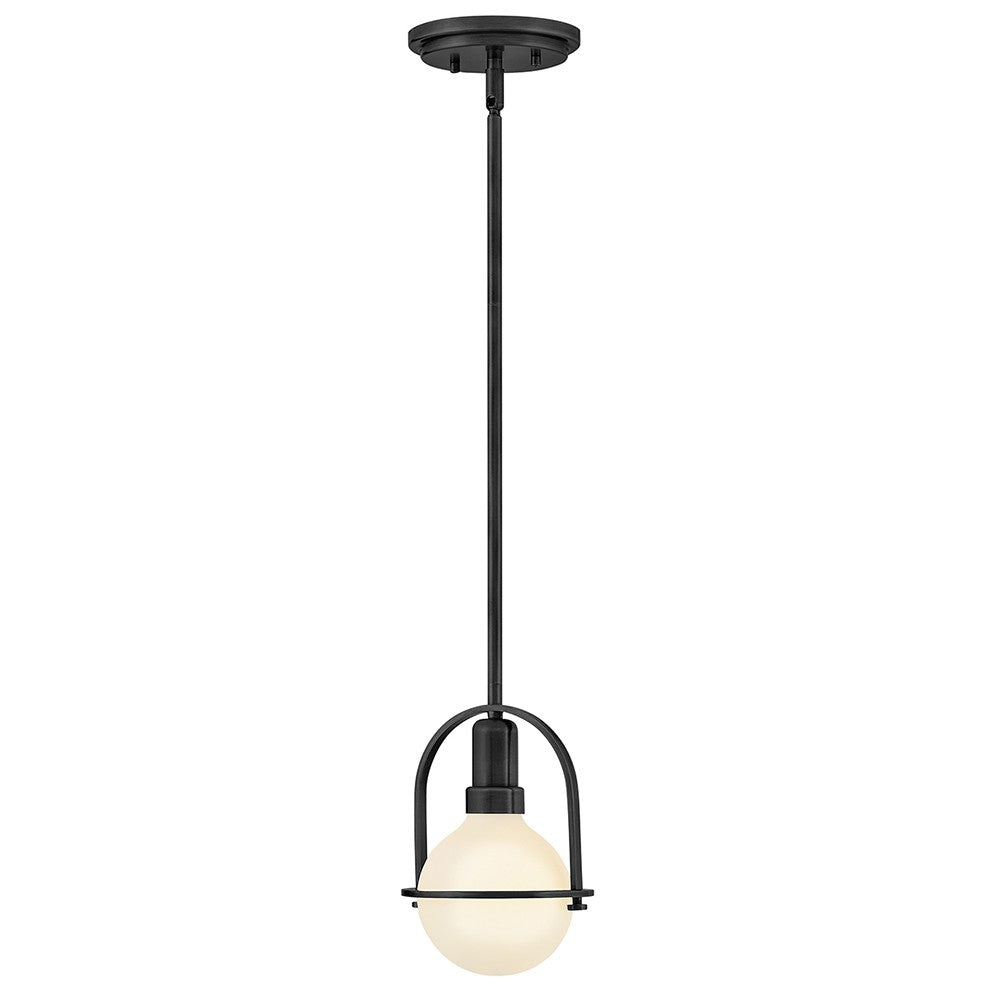 Somerset LED Convertible Semi-Flush Mount in Black