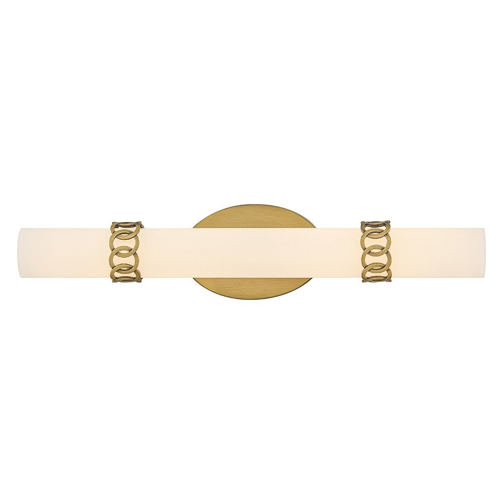 Eliza LED Vanity in Lacquered Brass