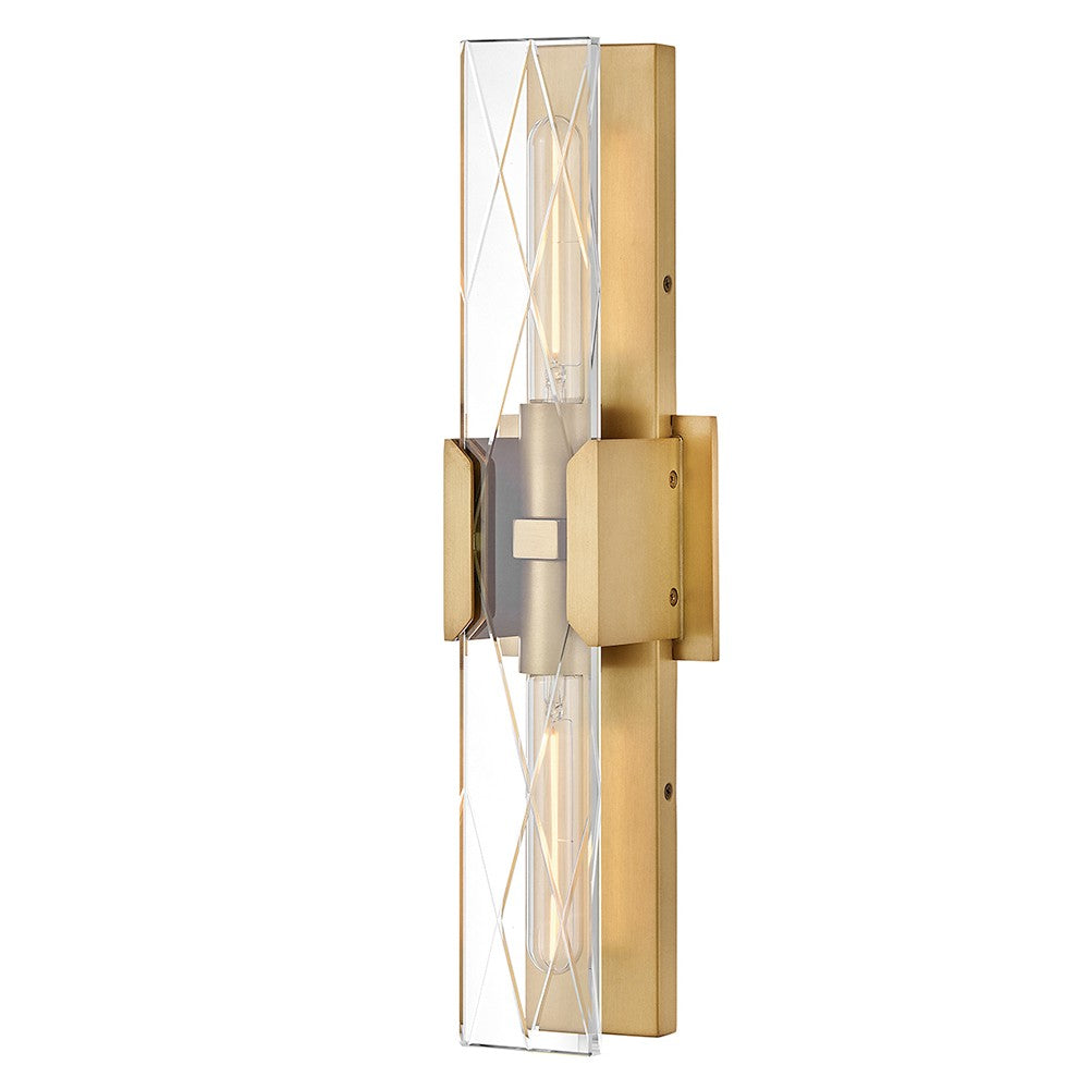 Monte LED Wall Sconce in Heritage Brass