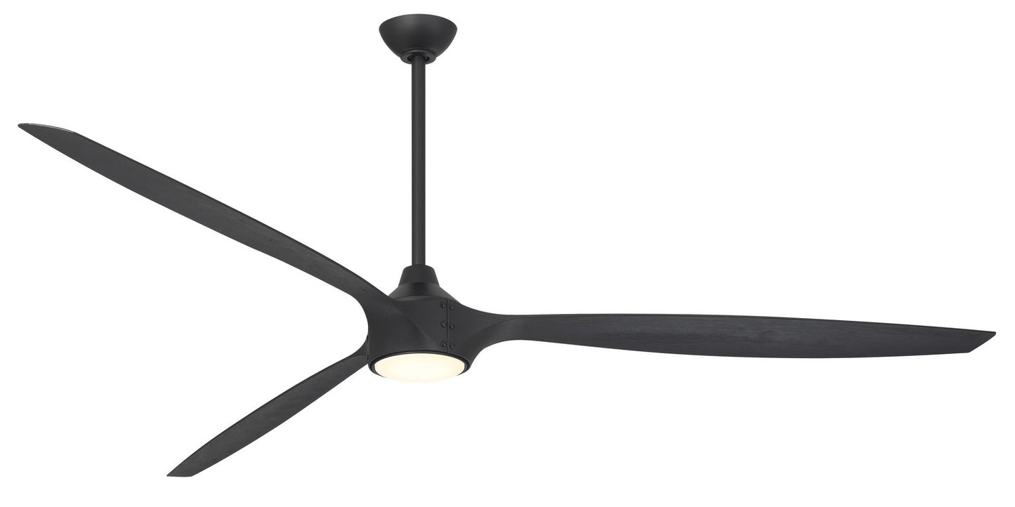 Pierce 84"Ceiling Fan in Coal Black