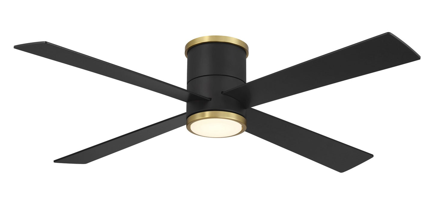 Falco 54"Ceiling Fan in Coal Black