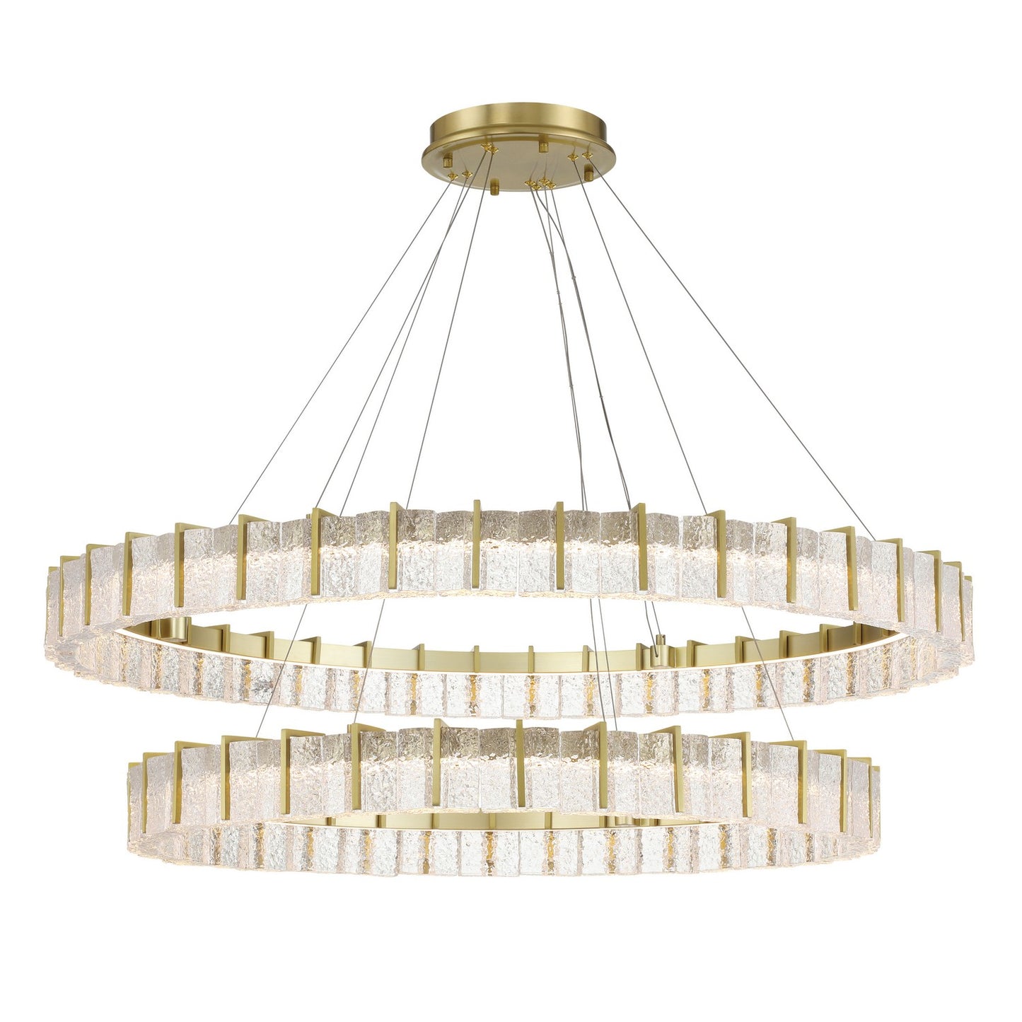 Sevryn LED Chandelier in Soft Brass