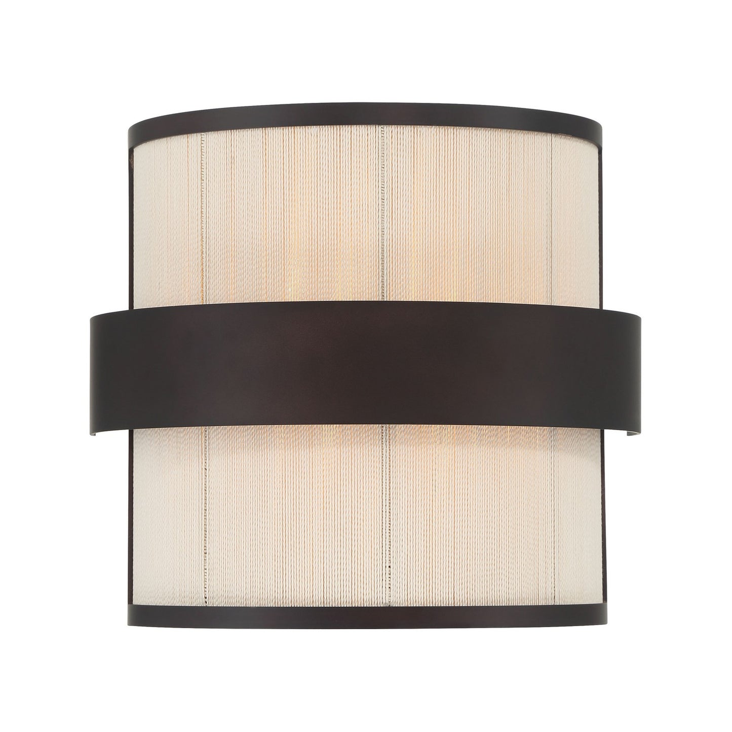 Harbor Wrap Two Light Wall Sconce in Dark Bronze