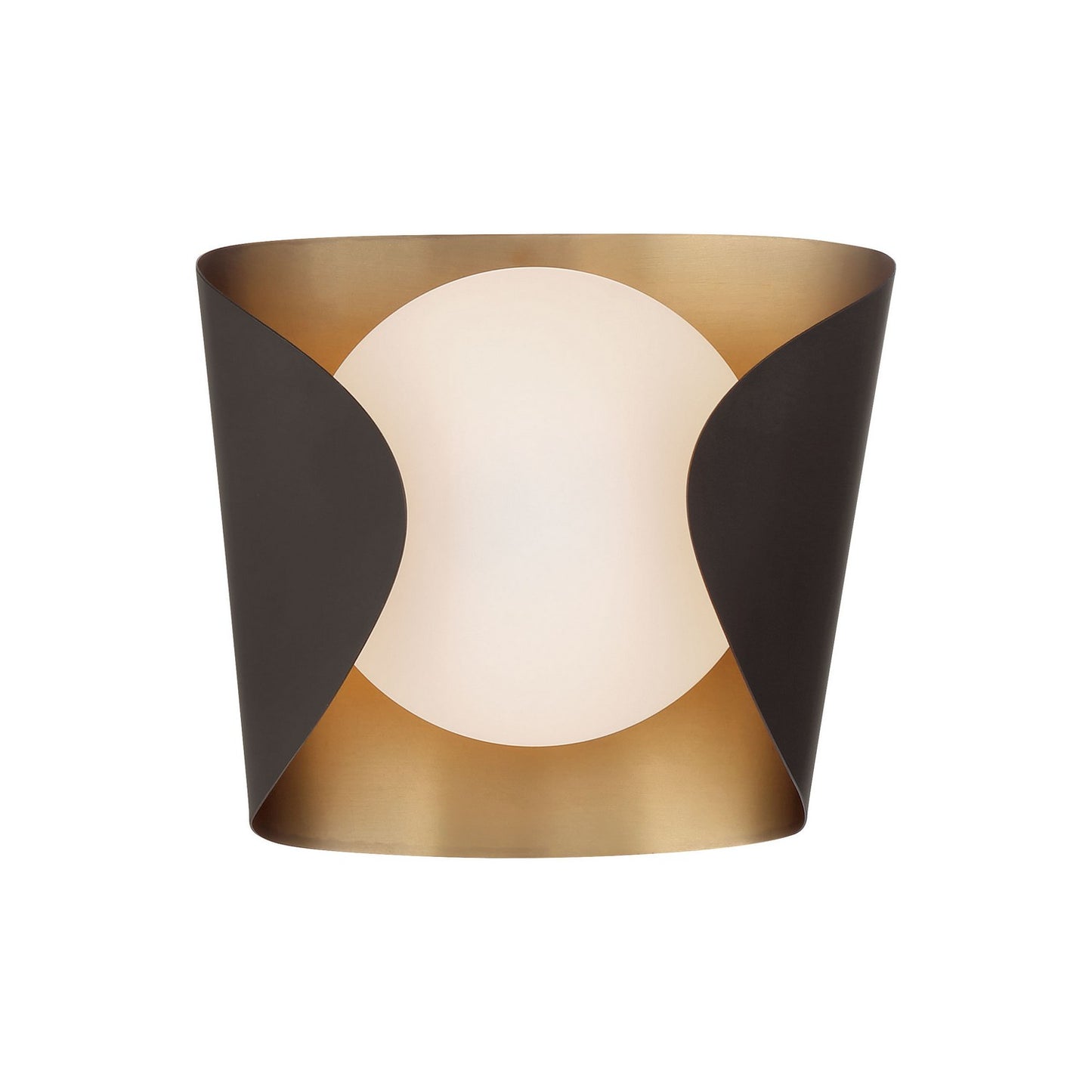 Flare One Light Vanity in Dark Bronze