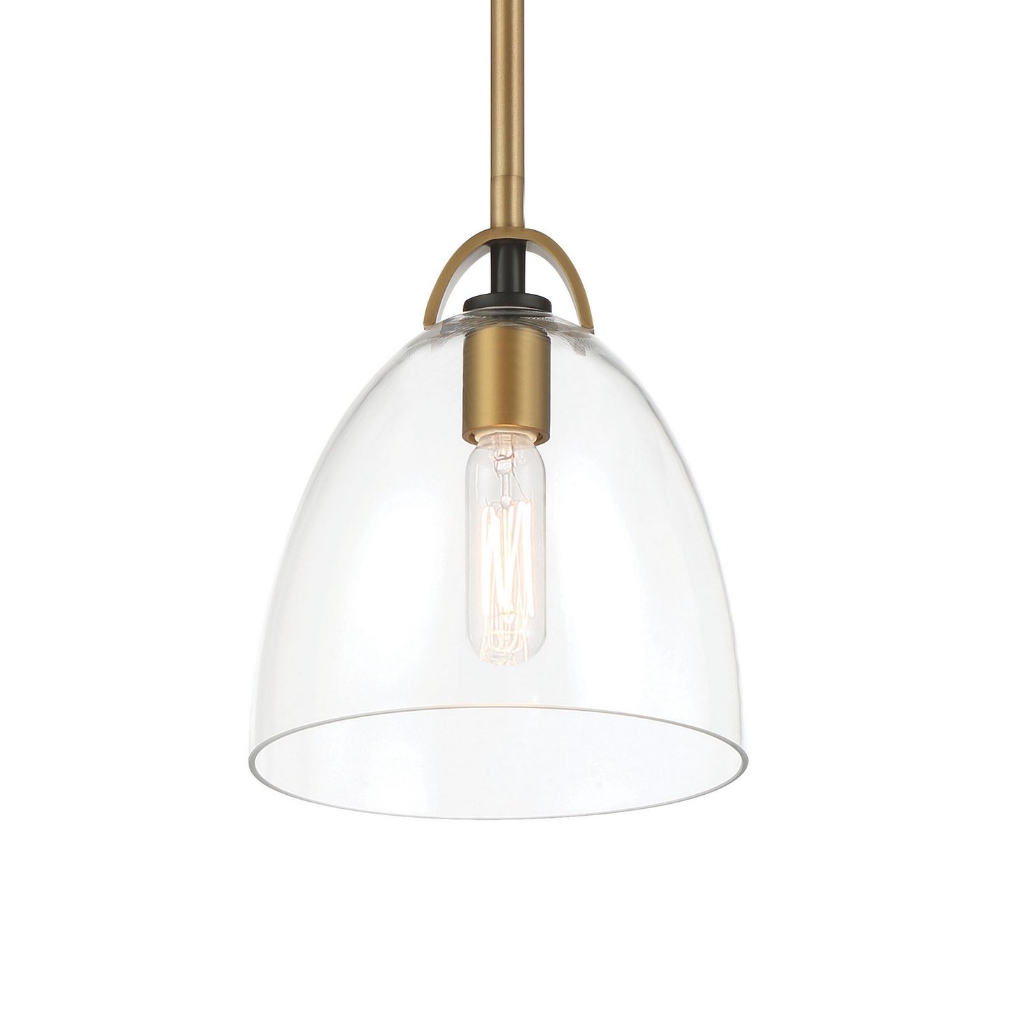 Sommersby One Light Pendant in Legacy Brass