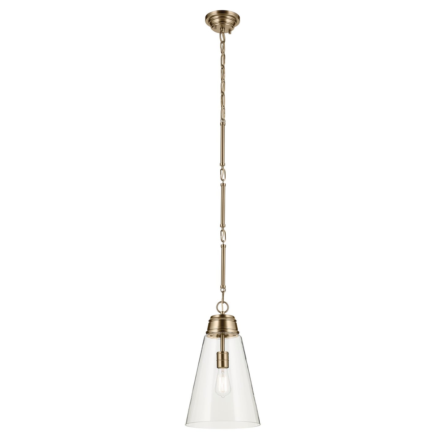 Marsailli One Light Pendant in Champagne Bronze
