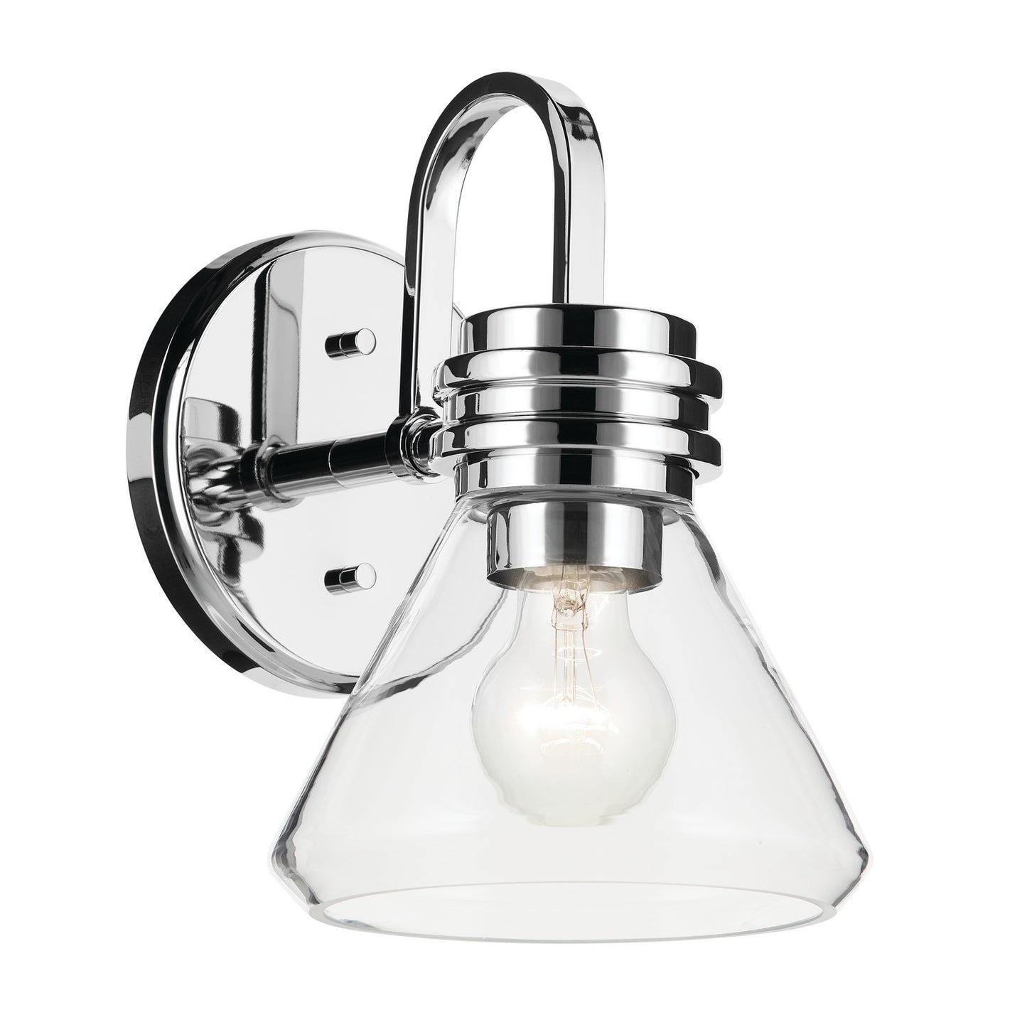Farum One Light Wall Sconce in Chrome