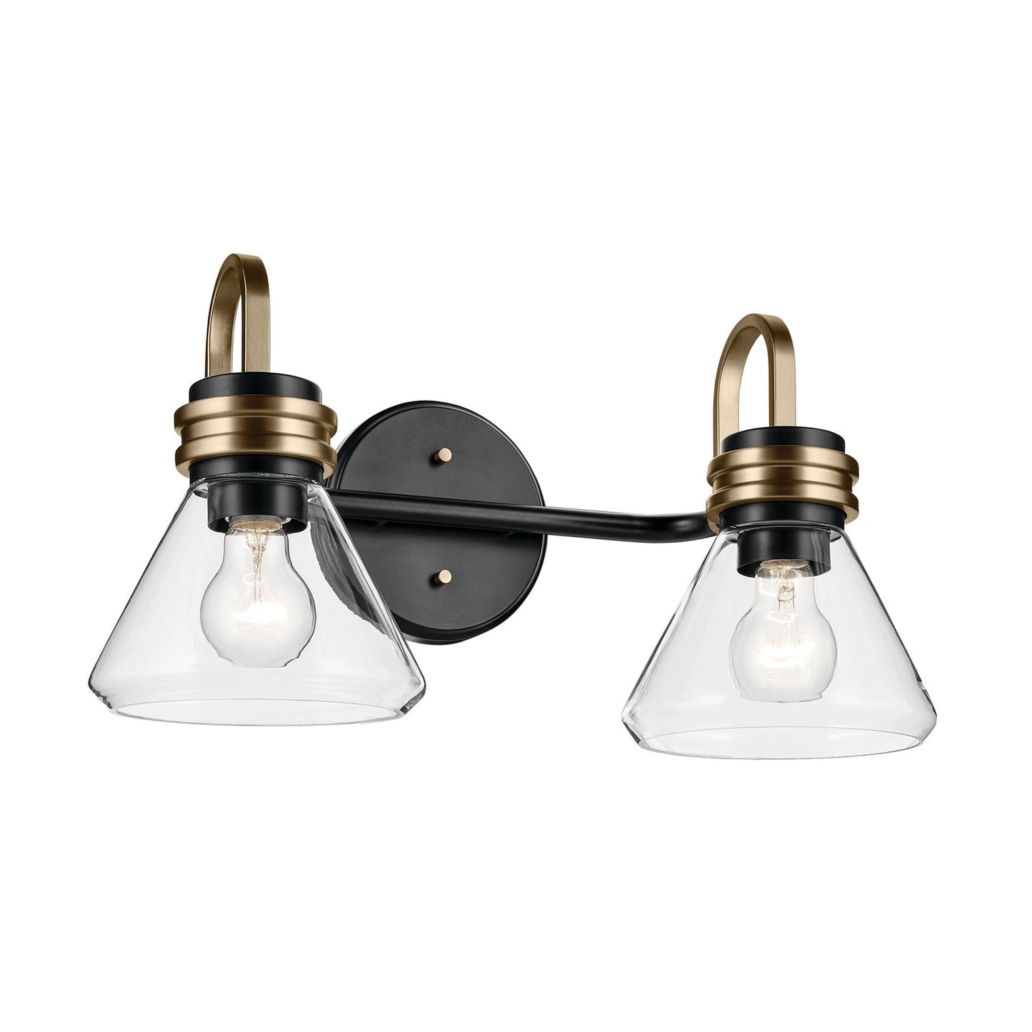 Farum Two Light Bath in Black