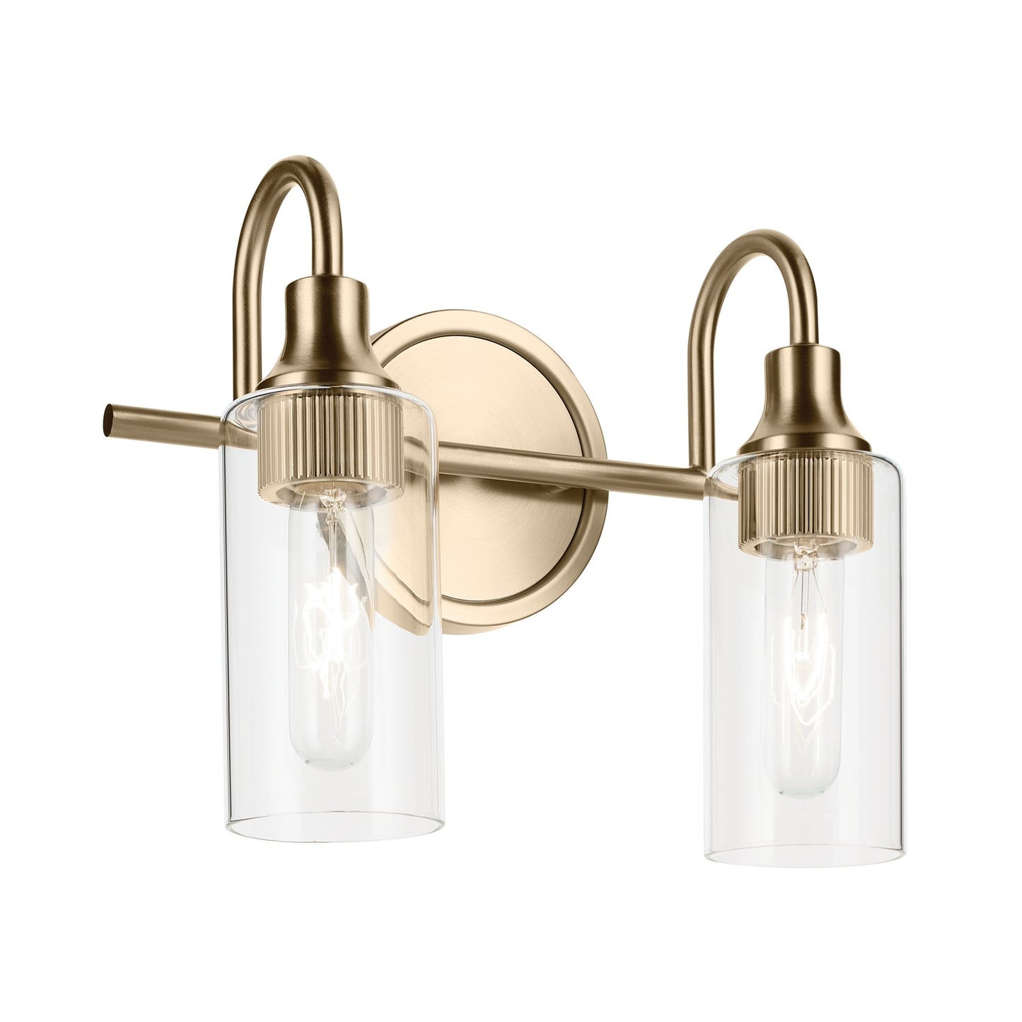 Kavi Two Light Bath in Champagne Bronze