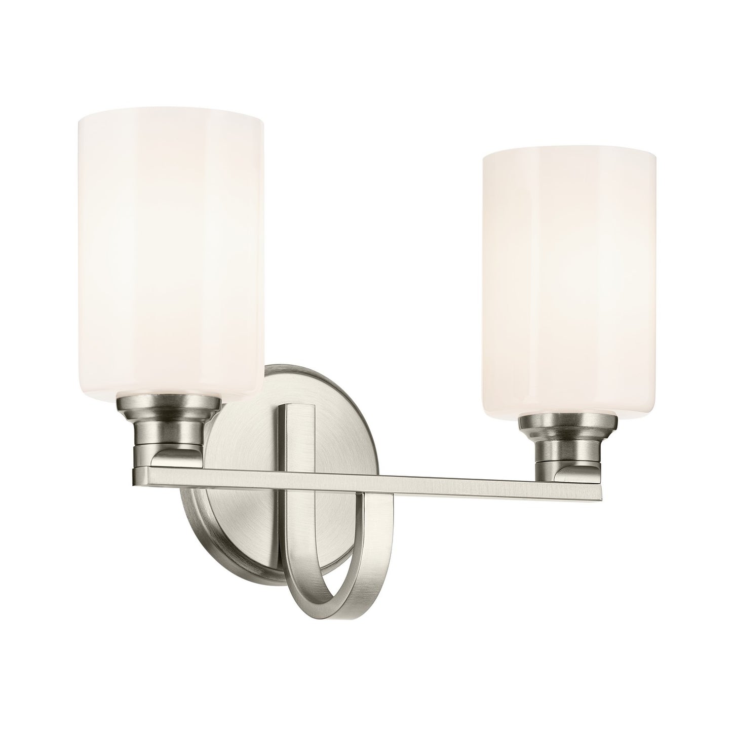 Gioe Two Light Bath in Brushed Nickel