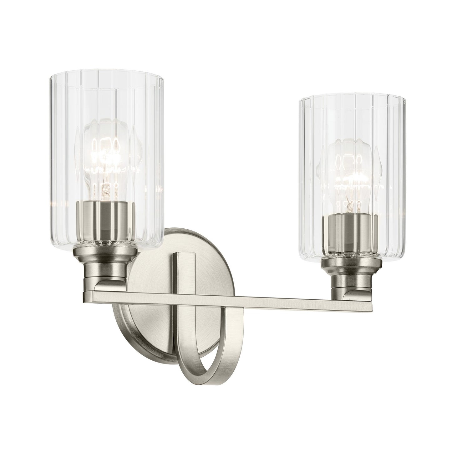 Gioe Two Light Bath in Brushed Nickel