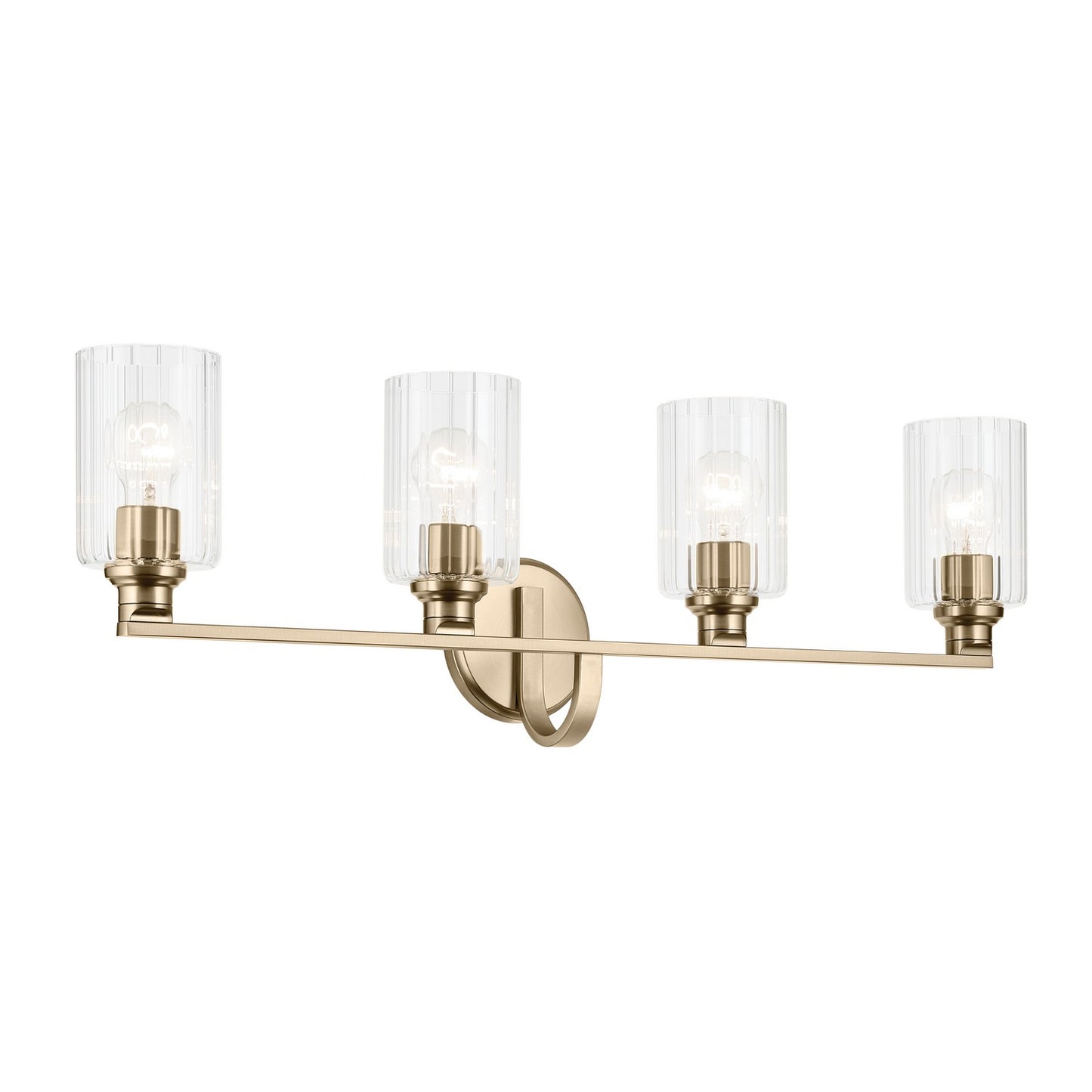 Gioe Four Light Bath in Champagne Bronze
