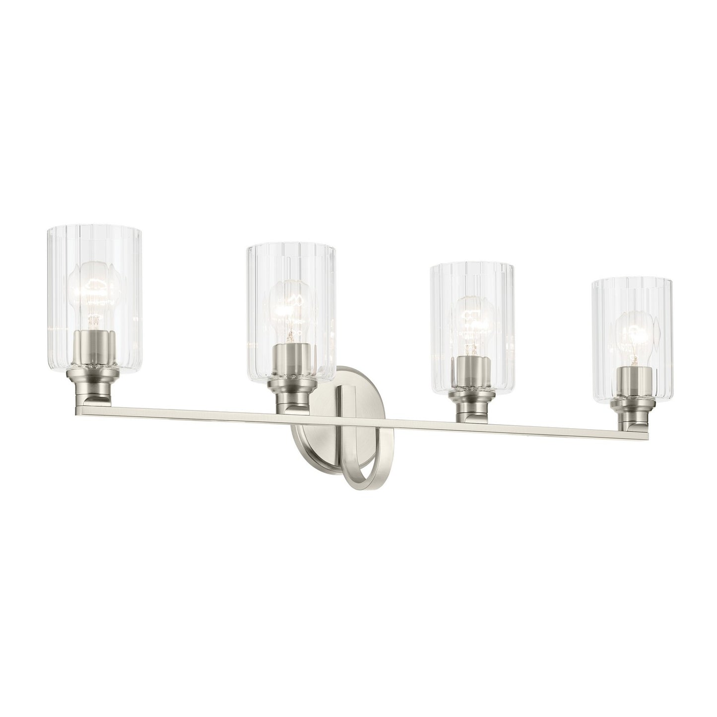 Gioe Four Light Bath in Brushed Nickel