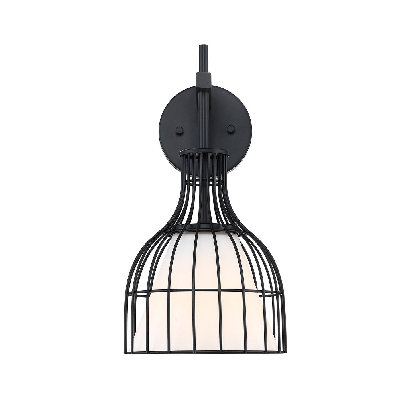 Evensong One Light Wall Sconce in Matte Black