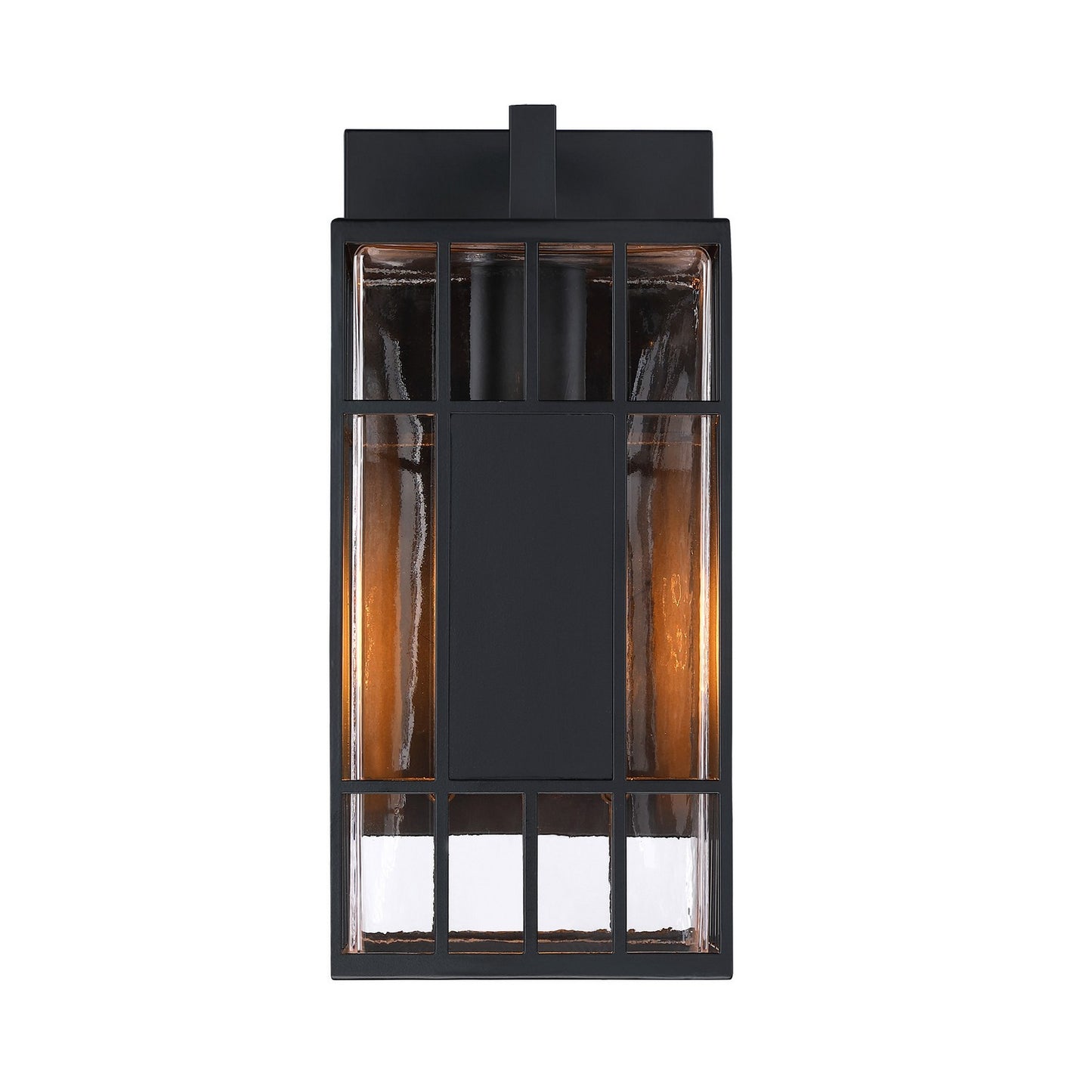 Edgehill One Light Outdoor Wall Sconce in Matte Black