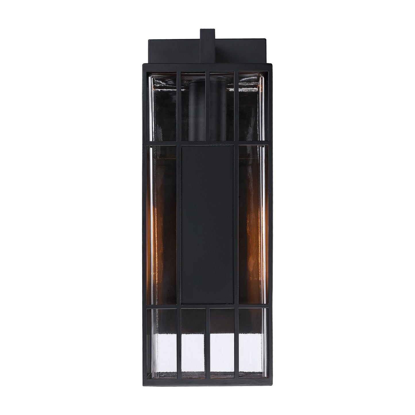 Edgehill One Light Outdoor Wall Sconce in Matte Black