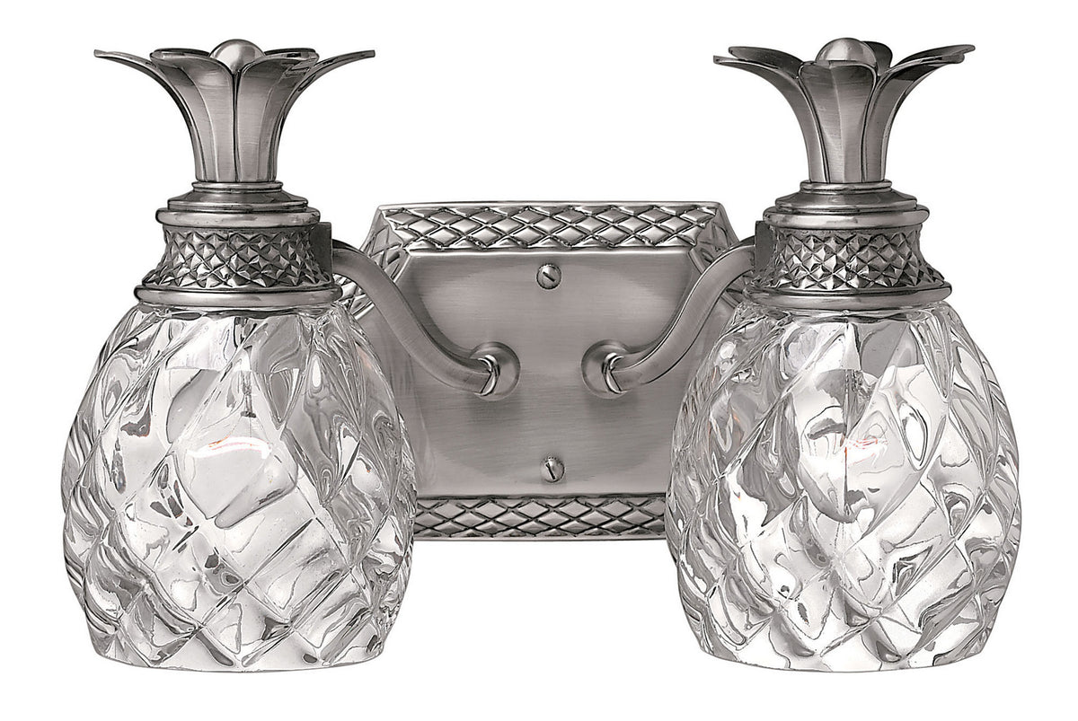 Plantation LED Vanity in Polished Antique Nickel