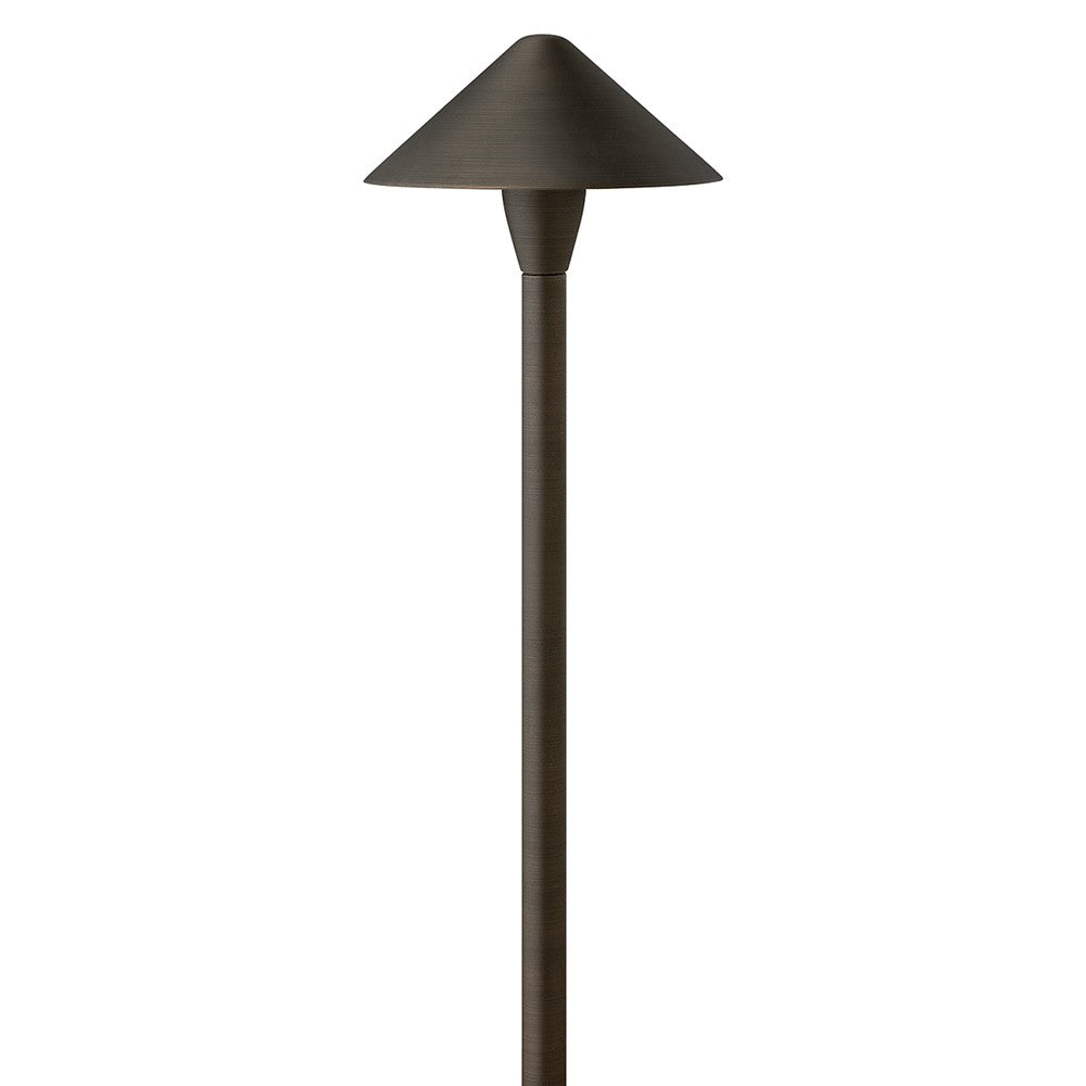 Hardy Island Path Light LED Path Light in Brass Satin Black