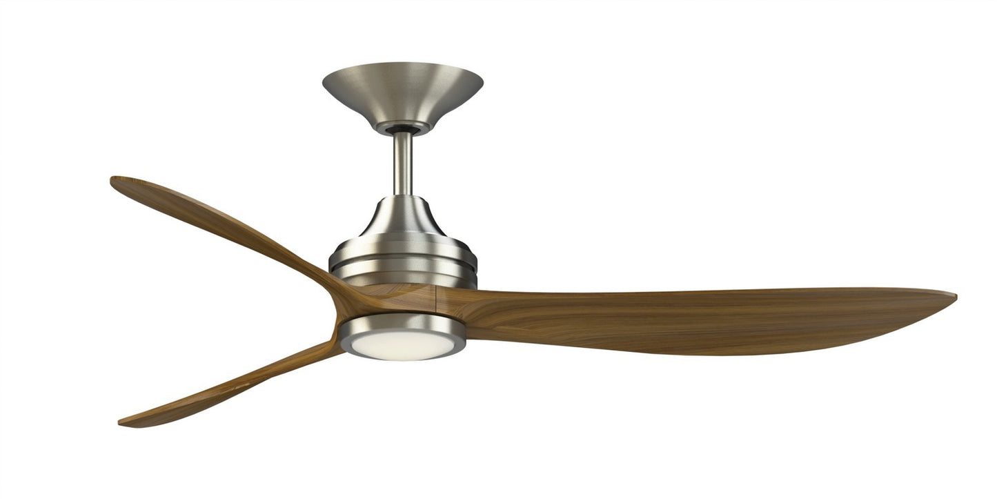 Aviara 60" Ceiling Fan in Brushed Nickel