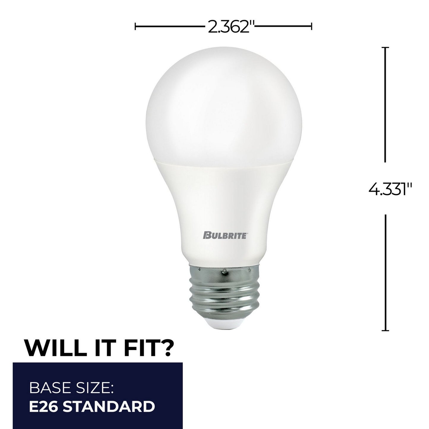 (4-Pack) 5 Light Bulb in Frost