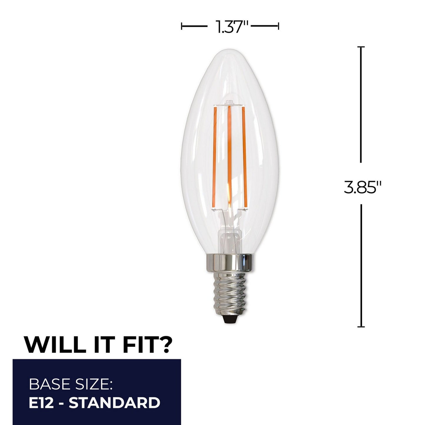 Bulbrite - 776204 - Light Bulb - 5 - Clear