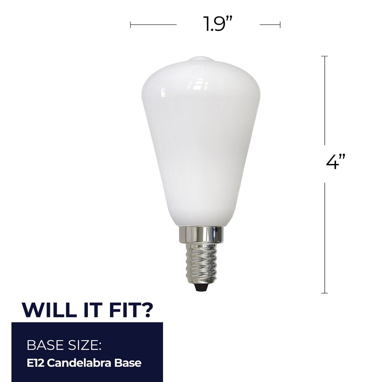 Bulbrite - 776823 - Light Bulb - 7 - Milky